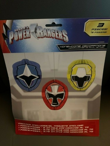 Nuevo Power Rangers suministros de fiesta de cumpleaños vajilla y globos decoraciones - Imagen 3 de 7