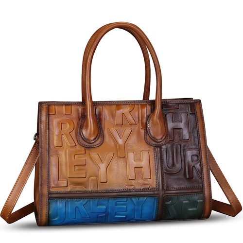 Purses and Handbags Genuine Leather Retro Women Tote Crossbody Shoulder Bag - Picture 14 of 14
