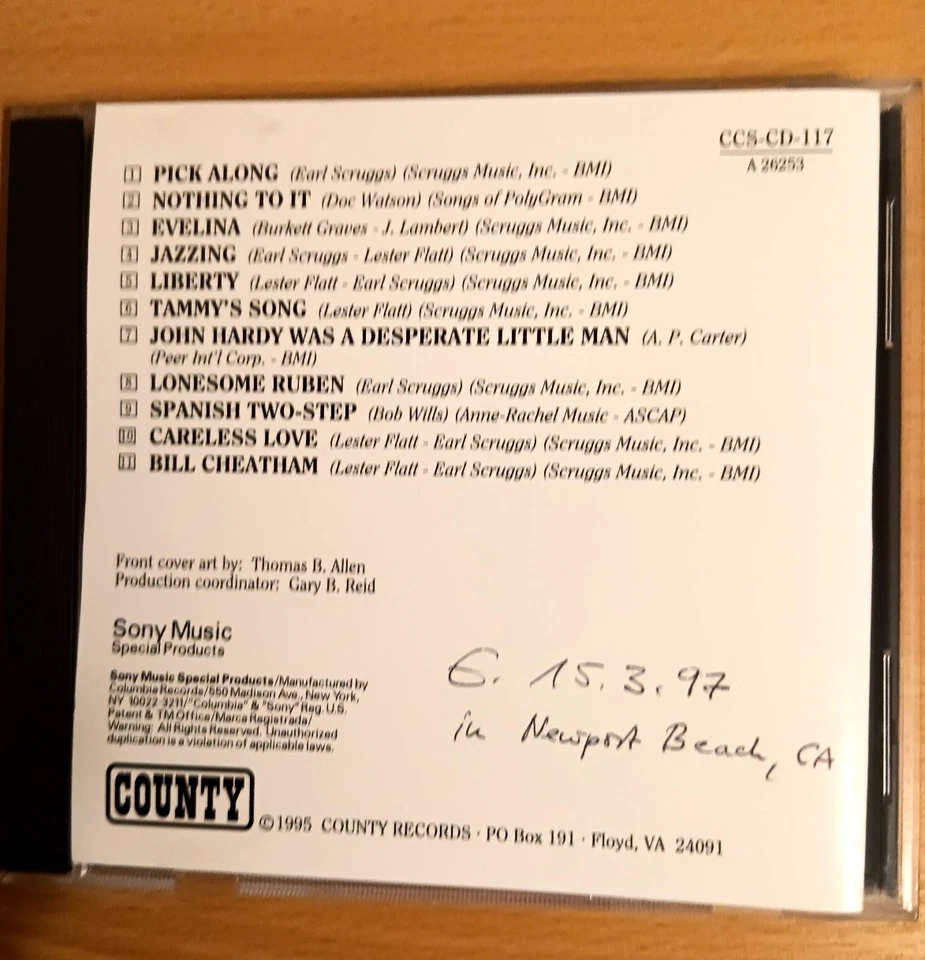 FLATT & SCRUGGS WITH DOC WATSON       STRICTLY INSTRUMENTAL - Bild 2 von 2