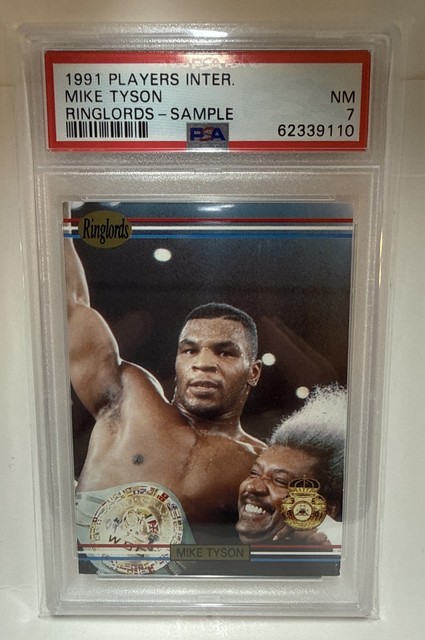 1991 Ringlords - Samples Mike Tyson, Don King Large Sample on Back