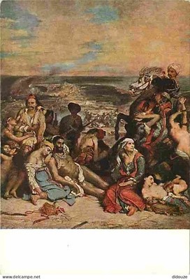 AK - Kunst - Malerei - Eugène Delacroix - Szenen aus den Massakern von Scio