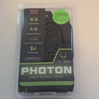AlienGear Holsters Photon Carry Without Limits Springfield Hellcat Light-Bearing