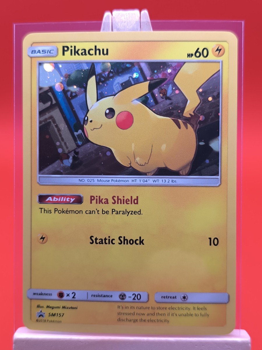 Pikachu SM157 Sun & Moon Ultra Rare Holo Promo Pokemon Card | eBay
