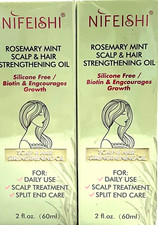 2x Rosemary Mint Scalp  Hair Strengthening Oil Improves Hair Growth 2 oz