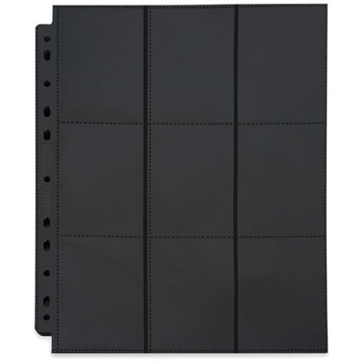 Double-Sided Binder Pages for Cards, 9 Pocket, 50 Pack