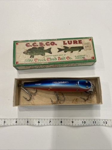 Vintage THE Creek Chub Bait Company Kunstköder C.C.B.C.O. PIKIE 230 ANGELN
