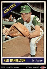 1966 Topps #55 Ken Harrelson Athletics 1.5 - FAIR