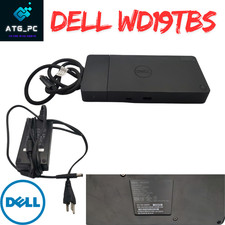 Dell WD19TBS USB Type-C Duel DP HDMI USB-A Docking Station W/180w Charger