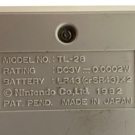 TURTLE BRIDGE TL-28 GAME&WATCH Nintendo TL-28