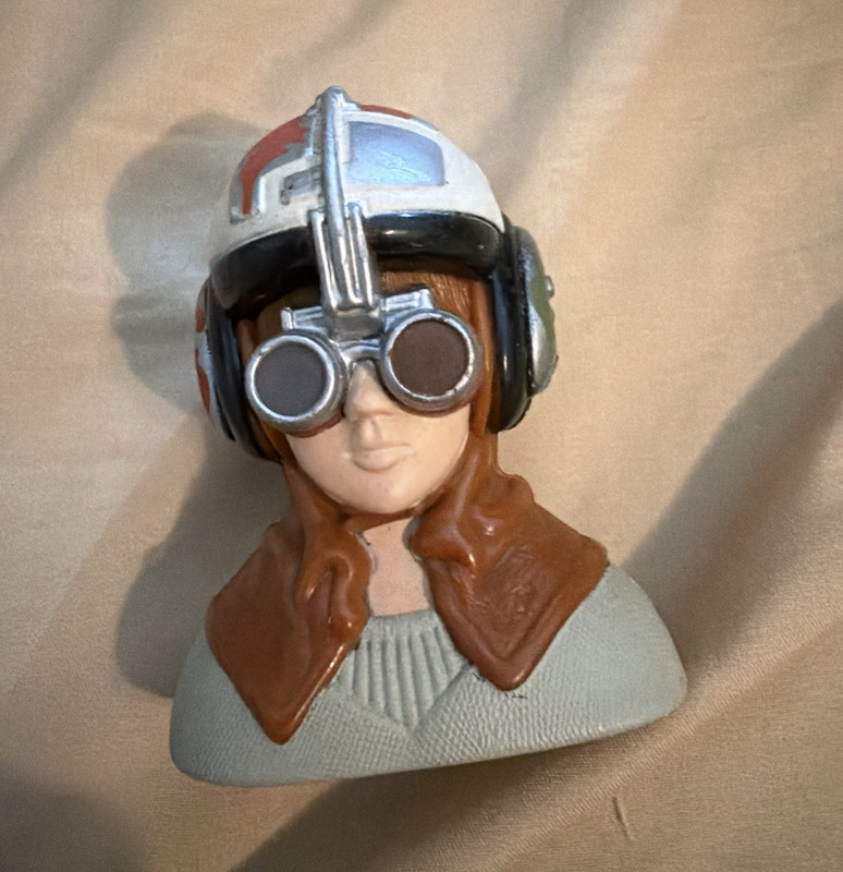 Star Wars Pilot Head Bust Figurine w/ Helmet & Goggles Sci-Fi Horror Bust