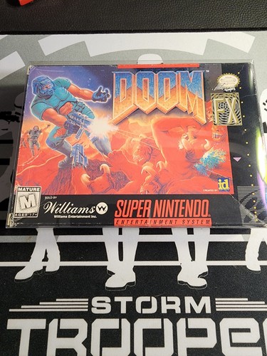 Doom (Super Nintendo Entertainment System, 1995) SNES OVP/OHNE ANLEITUNG