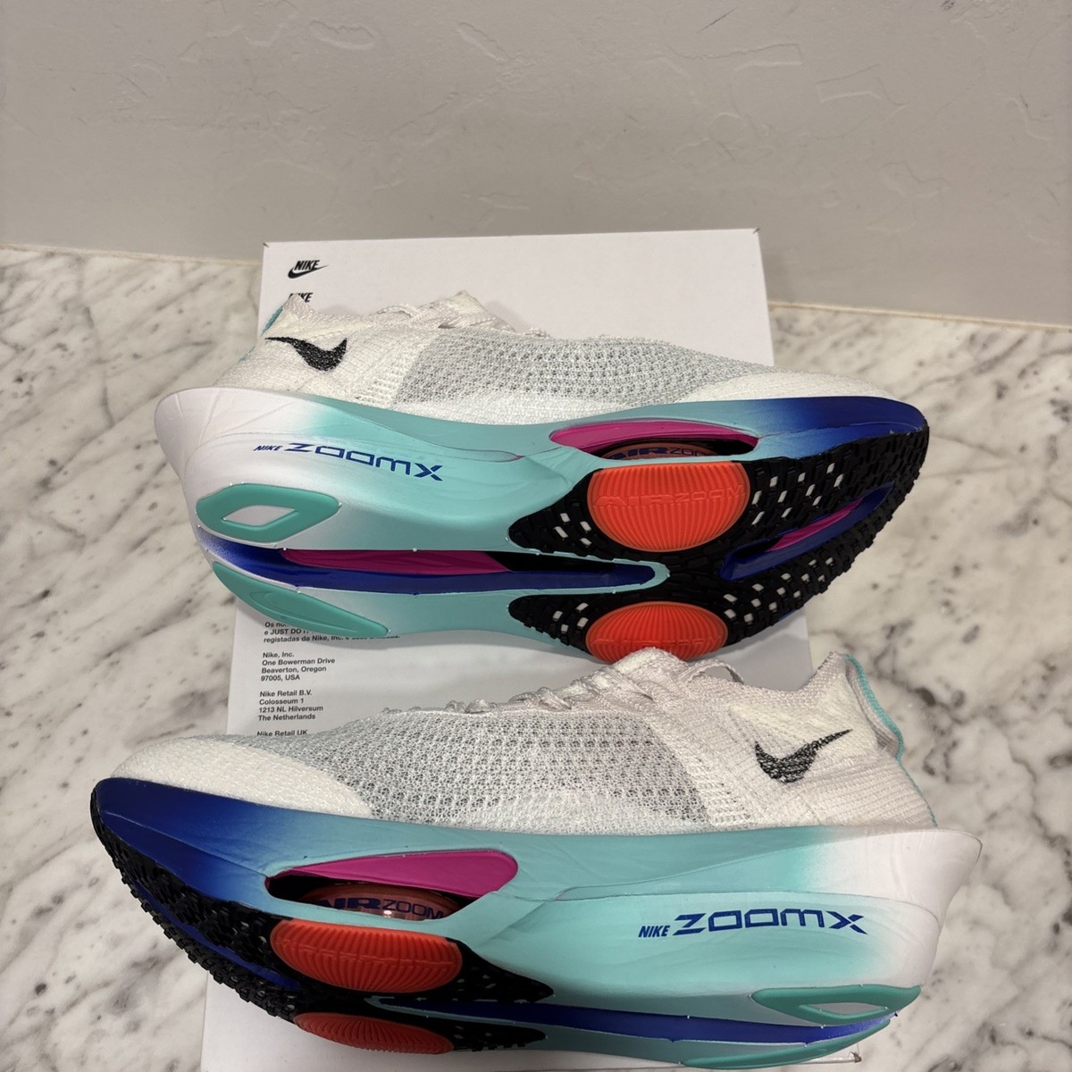 Nike Air Zoom Alphafly Next% 3 White Turquoise FD8311-104 Men's