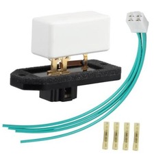 HVAC Fan Blower Motor Resistor with Connector Wire Harness Compatible with