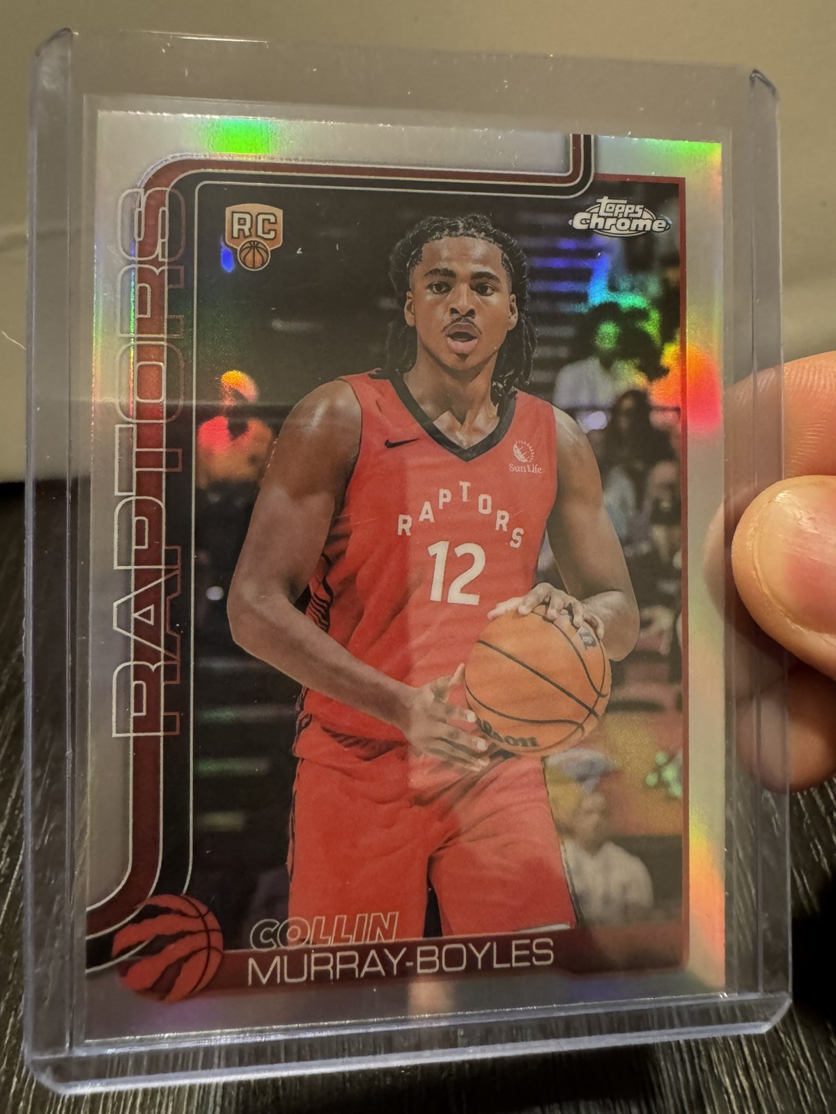 2025-26 Topps Chrome Collin Murray-Boyles RC Refractor #259 Raptors