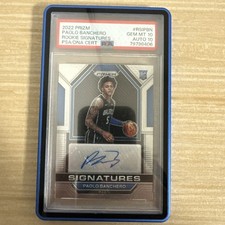 2022 Panini Basketball Paolo Banchero Rookie Signatures PSA 10/10 ~ 1/1 Rare💎💎