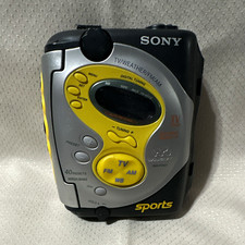 Sony Sports Walkman WM-FS421 Cassette Player TV/Weather Band AM/FM Auto Reverse