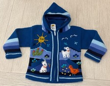 El Condor Peruvian Wool Kids Sweater Size 2