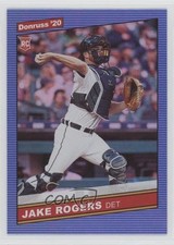 2020 Panini Donruss Retro 1986 Holo Blue Jake Rogers #260 Rookie RC 6ks