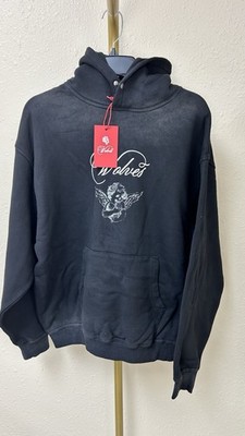 Divine Light ''Premium'' Hoodie in Acid Wash Black- 1 Of 500- Size M