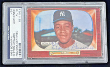 Signed Elston Howard 1955 Bowman #68 Rookie Card 1st Black Yankees Auto rc PSA
