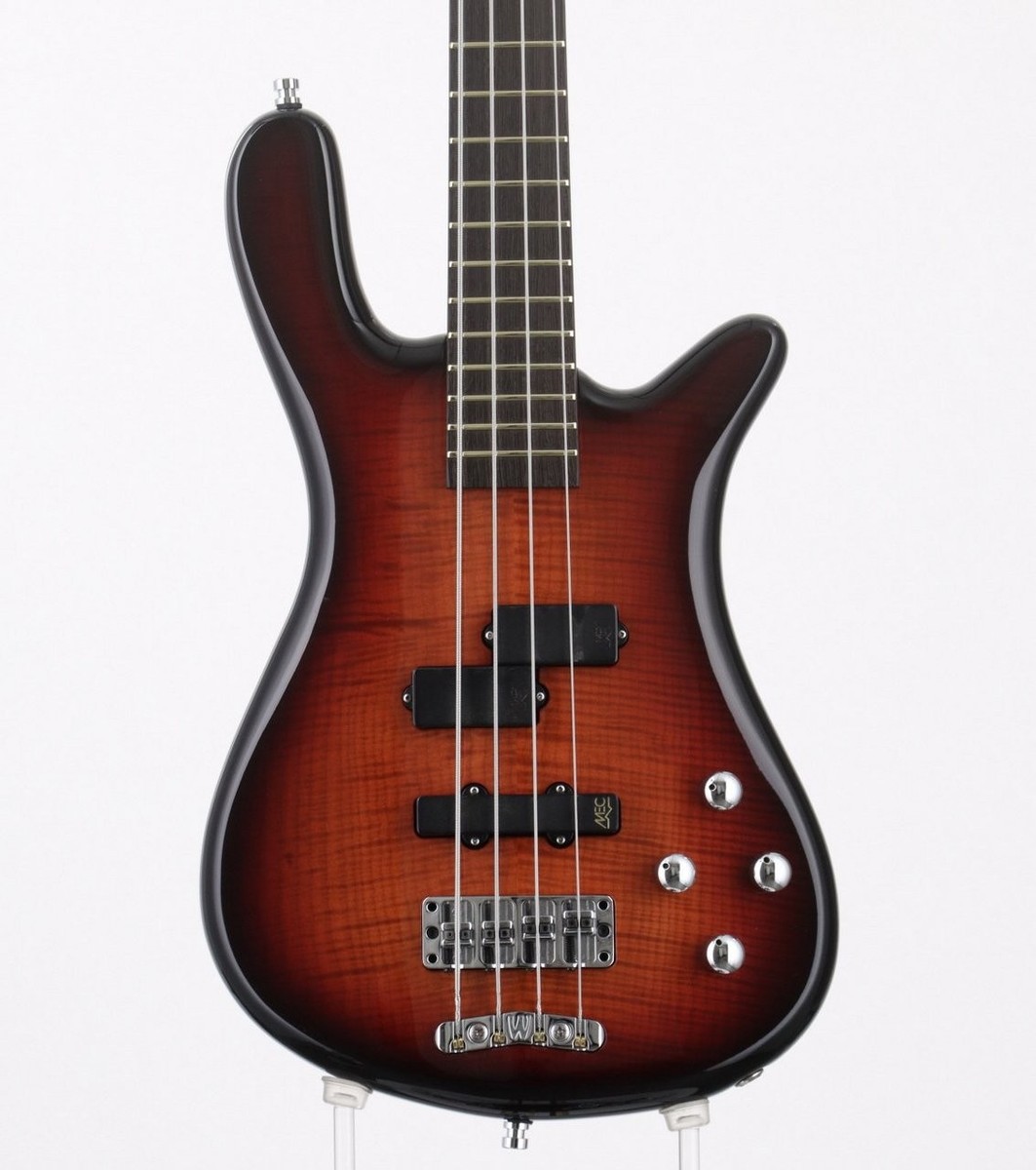 ベース Warwick / Streamer LX 4st Maple Top Warwick Streamer LX 4st Bolt-On Flame Maple AAA Body Vintage