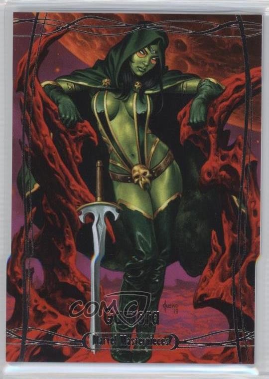 2016 Upper Deck Marvel Masterpieces 1432/1999 Level 1 Gamora #34 bc6