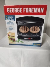George Foreman Compact 2 Serving Nonstick Grill - GR10B
