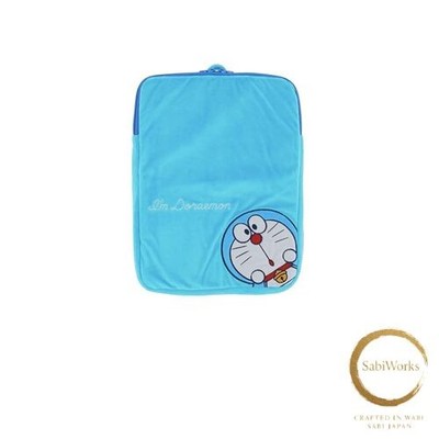 New Marushin Tablet Case Doraemon Hyokkori Face Character Brushed Fabric