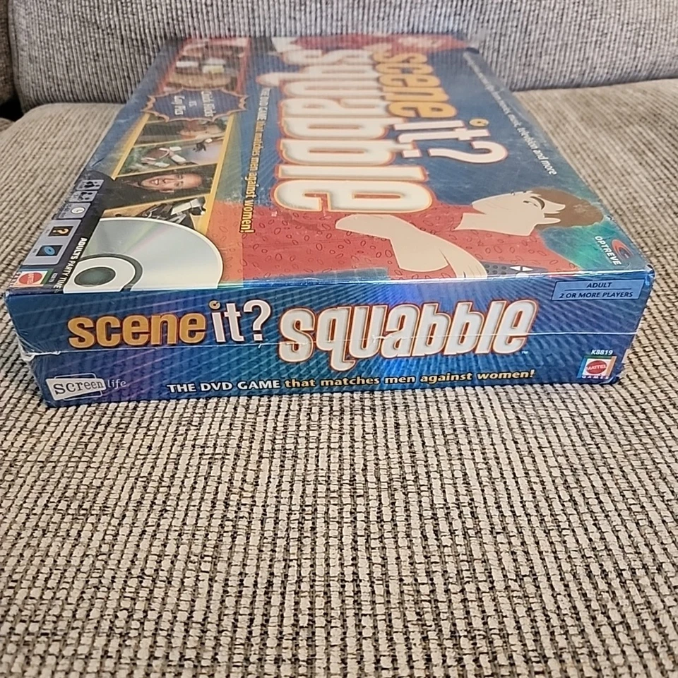 Scene It? Squabble The DVD Game Chick Flick vs. Guy Pics NEW Sealed - Image 3 of 4