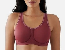 WACOAL UNDERWIRE SPORTS BRA 855170 SIZE 32D Wine