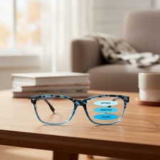 Multifocus Women's Reading Glasses: Blue Light Blockers in a Stylish 4-Pack