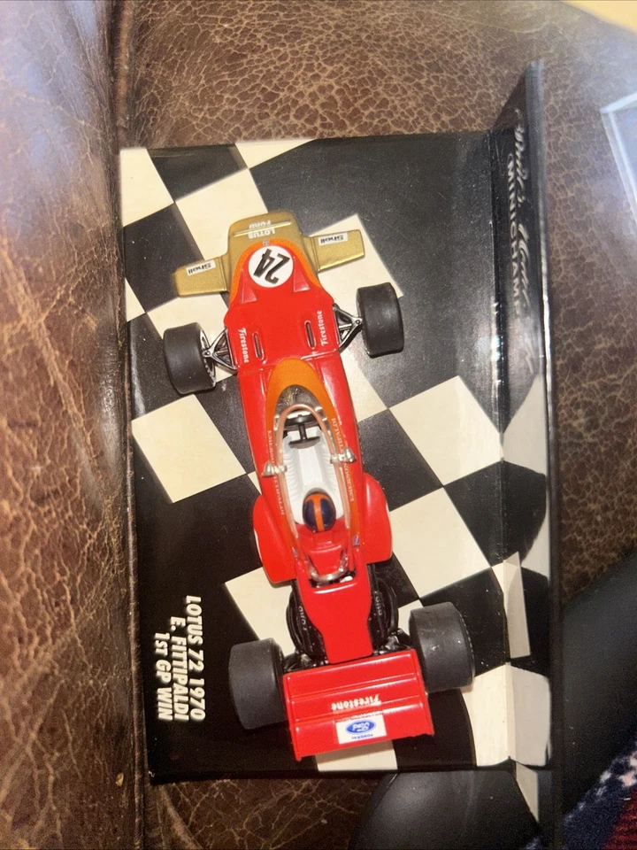 Minichamps 1/43 Emerson Fittipaldi Lotus 72 1st GP Win 1970 F1 Formula One - Image 2 of 4