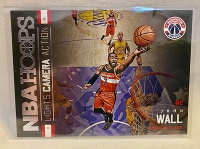 2015-16 Panini Hoops Lights Camera Action John Wall #9 Washington Wizards