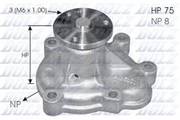 Wasserpumpe Dolz O144 FÜR Opel KÜHlmittelpumpe Wasserkreislaufpumpe