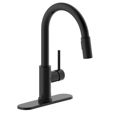 Eastport II Pull-Down Kitchen Faucet, Matte Black, Design House, 593848