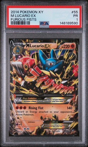 M Lucario-EX graded PSA 1 for sale on eBay