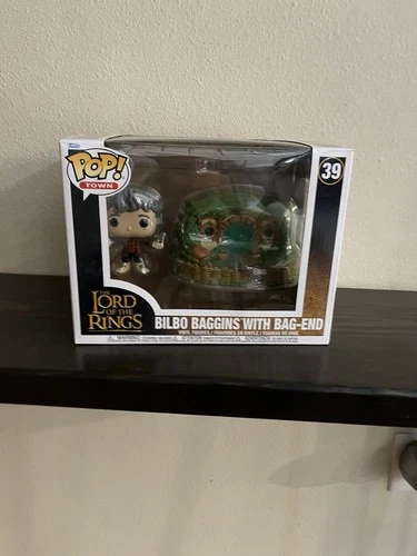 Funco Pop! Town Lord Of The Rings Bilbo Baggins With Bag End