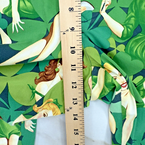 LOUDMOUTH Golf Pants Men's Size 34 St. Patrick's Day Pin-up Girls Shamrock/Beer - Picture 14 of 14