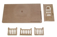 Calico Critters Red Roof Cozy Cottage Dollhouse 2nd Floor Rails Door Replacement