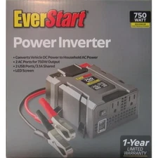 EverStart 750W DC to AC Power Inverter