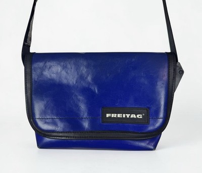 FREITAG F41 Hawaii Five-0 PVC Messenger Shoulder Bag Small Blue Rare Auth