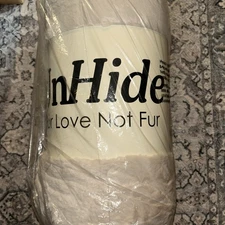 Unhide Soft Blanket Cuddle Puddle Oversized Blanket 100x100” Beige Bear