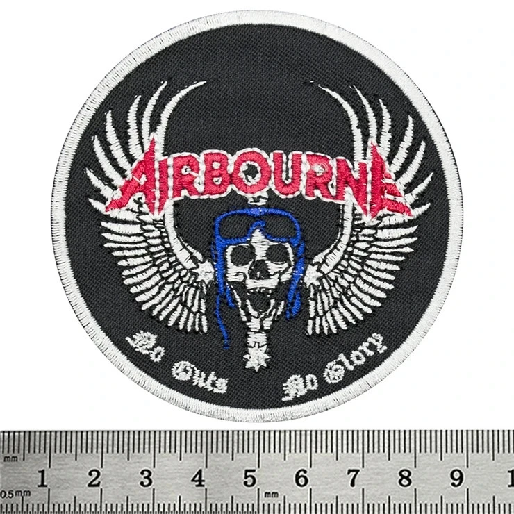 Death Band Logo Large Embroidered Sew-On Back Patch for Jacket Vest