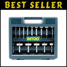 16 Pcs Multi Sided Wood Drill Bit Set