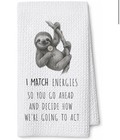 Funny Sloth Kitchen Towels Waffle Weave Microfiber Hand Towel — photo 1