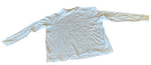 ESSENTIAL BASIC LONG SLEEVE SEAMLESS MOCK TURTLE NECK T-SHIRT STRETCH TOP White - Picture 2 of 2