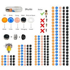 Dental Overdenture Locator Implant Abutment Retention Caps Male Cap Inserts Set