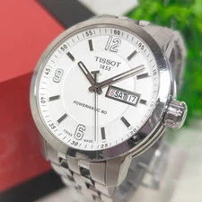 Tissot T055430A PowerMatic 80 Automatic 200m Waterproof Watch From Japan used