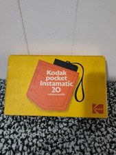 KODAK Pocket Instamatic 20 Camera In Original Box Vintage 1970  s Working Tested