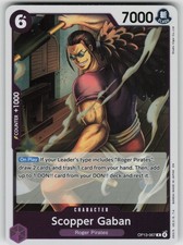 Scopper Gaban OP13-067 Foil Carrying On His Will NM